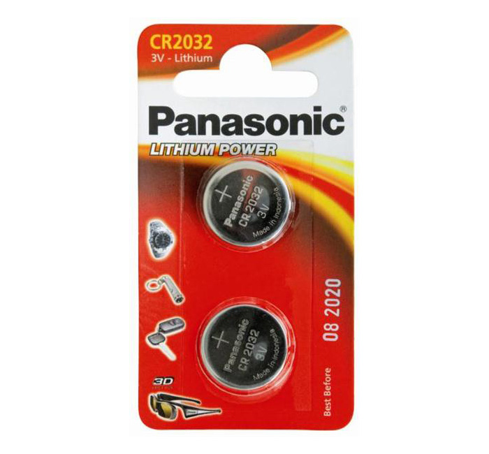 Батарейка Panasonic CR 2032 BLI 2 LITHIUM