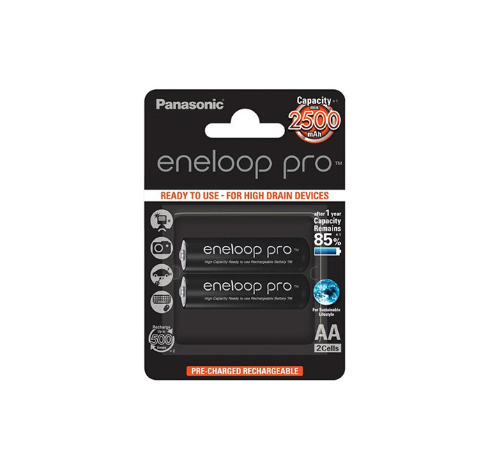 Аккумулятор Panasonic Eneloop Pro AA (HR06) 2500 mAh 2BP