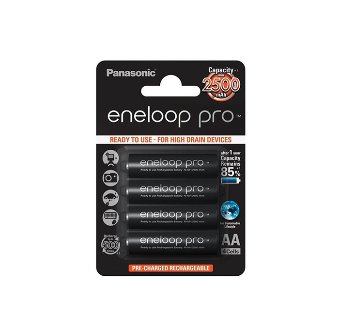 Аккумулятор Panasonic Eneloop Pro AA 2500 mAh 4BP