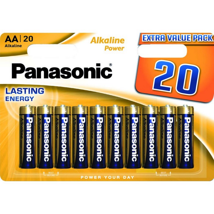 Батарейка Panasonic ALKALINE POWER AA BLI 20