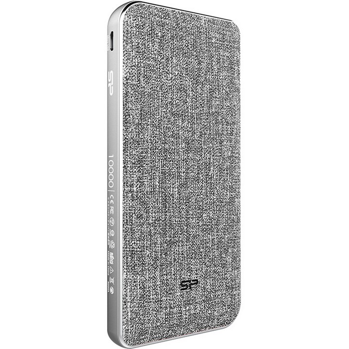 Повербанк SILICON POWER QP77 10000mAh Gray (SP10KMAPBKQP770G)