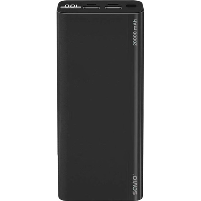 Повербанк SAVIO BA-05 20000mAh Black